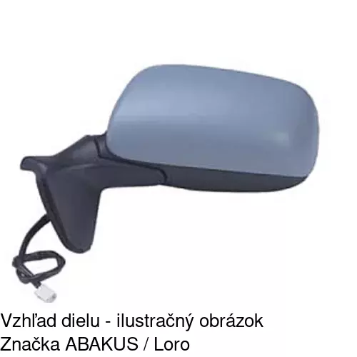 Vonkajšie zrkadlo 8116515E /POLCAR/ - obr. 2