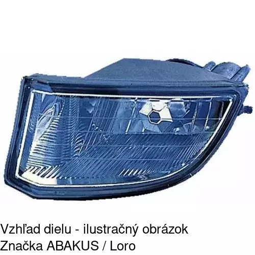 Hmlové svetlo - predné POLCAR 814630-E