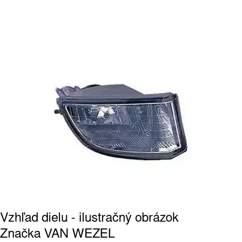 Hmlové svetlo - predné 814730-E /POLCAR/ - obr. 4