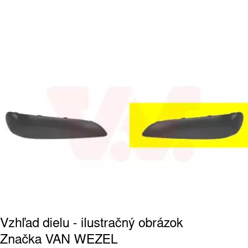Lišta nárazníka 815307-8 /POLCAR/ - obr. 1