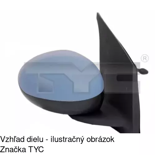 Vonkajšie zrkadlo 8153521E /POLCAR/ - obr. 1
