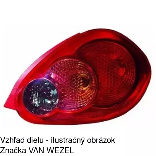 Zadné svetlo 8153880E /POLCAR/ - obr. 2