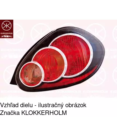 Zadné svetlo POLCAR 8153881U