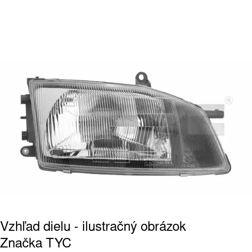 Hlavný reflektor POLCAR 8166091E