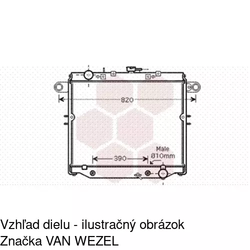 Chladiče vody 817908-2 /POLCAR/ - obr. 1
