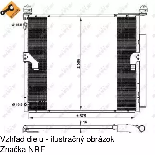 Chladiče klimatizácie POLCAR 8181K81K