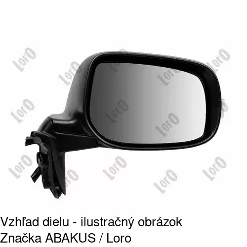 Vonkajšie zrkadlo POLCAR 81C1524M