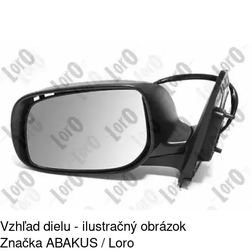 Vonkajšie zrkadlo 81C2515M /POLCAR/ - obr. 2