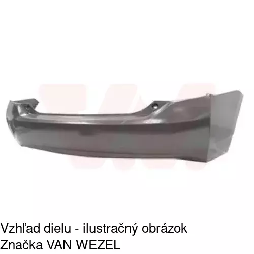Zadný nárazník 81H196-1 /POLCAR/ - obr. 1