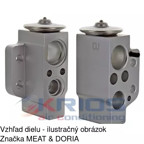 Expanzný ventil 8UW351239621 /POLCAR/ - obr. 2