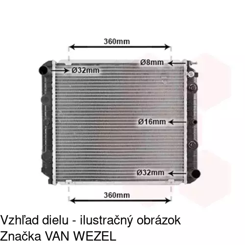 Chladiče vody 900208-6 /POLCAR/ - obr. 1