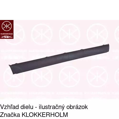 Lišta nárazníka 906007-7 /POLCAR/