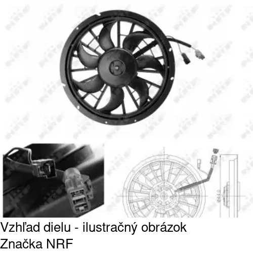 Ventilátory chladičov 907023W1 /POLCAR/ - obr. 1