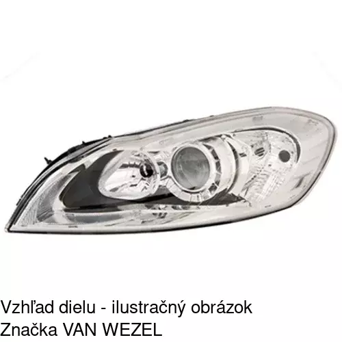 Hlavný reflektor 90R1091U /POLCAR/ - obr. 1