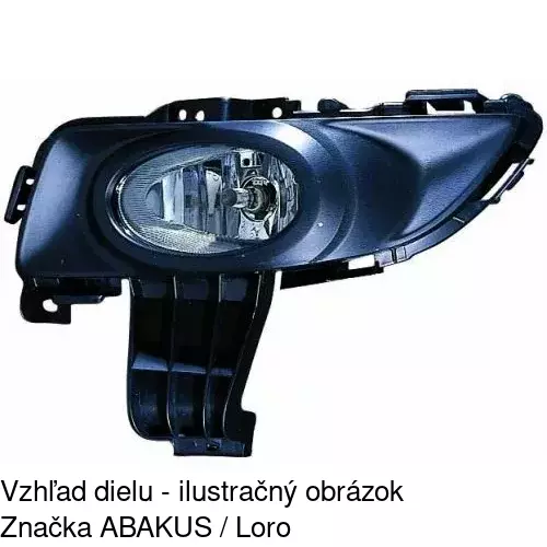 Hmlové svetlo - predné 9501291E /POLCAR/ - obr. 1