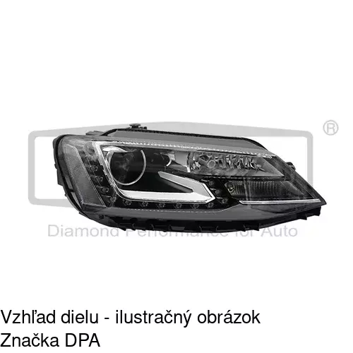 Hlavný reflektor 950310-H /POLCAR/ - obr. 1