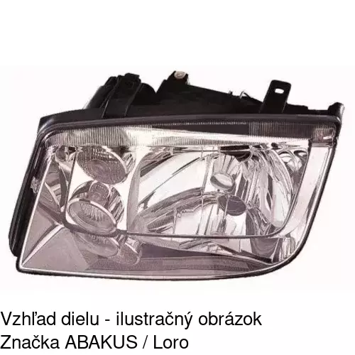 Hlavný reflektor 9512102E /POLCAR/ - obr. 2