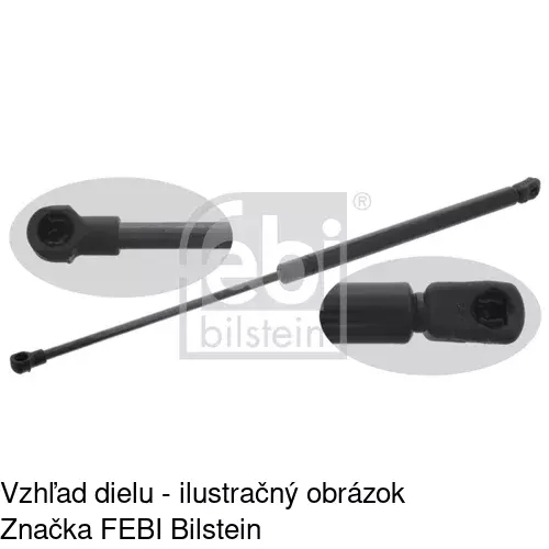 Plynová pružina 9512AS /POLCAR/ - obr. 2