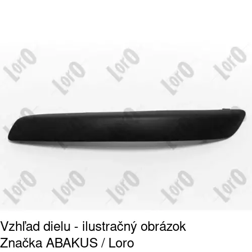 Lišta nárazníka 951307-5 /POLCAR/ - obr. 1
