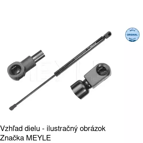 Plynová pružina 9513AB1D /POLCAR/ - obr. 2