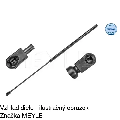 Plynová pružina 9513ASD /POLCAR/ - obr. 2