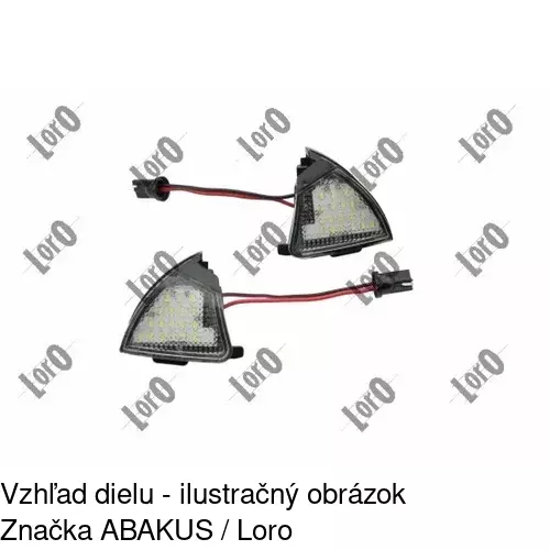 Vonkajšie zrkadlo 9514525M /POLCAR/ - obr. 1