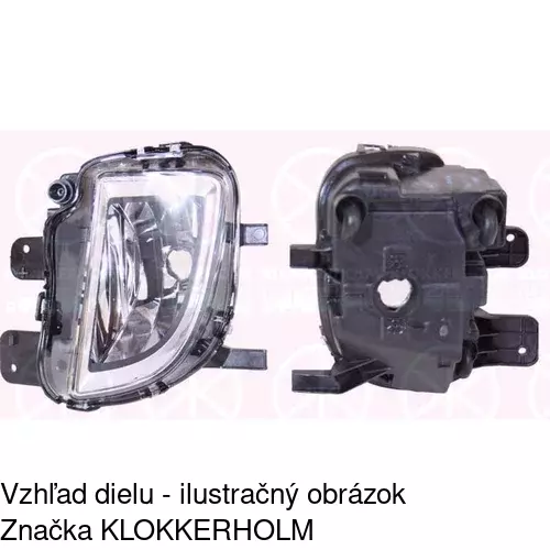 Hmlové svetlo - predné 9518302E /POLCAR/ - obr. 1