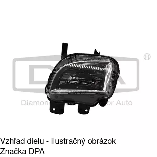 Hmlové svetlo - predné 9518302E /POLCAR/ - obr. 2