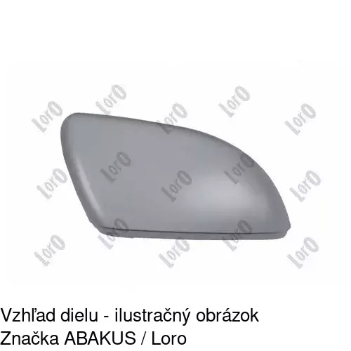 Rám vonkajšieho zrkadla 951855PE /POLCAR/ - obr. 4