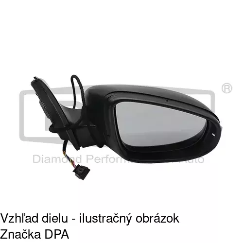 Rám vonkajšieho zrkadla 951855PM /POLCAR/ - obr. 1