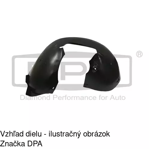 Podblatník (plast) 9518FL2Q /POLCAR/ - obr. 1