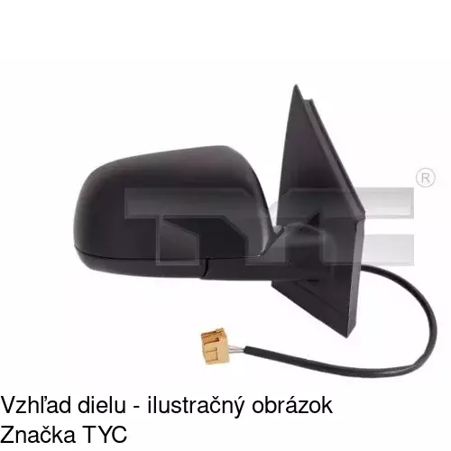 Vonkajšie zrkadlo 9526512M /POLCAR/ - obr. 2