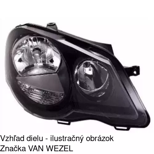 Hlavný reflektor 9527101E /POLCAR/ - obr. 3