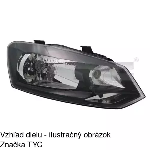 Hlavný reflektor 9533093E /POLCAR/ - obr. 1