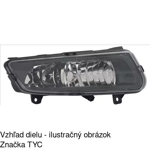 Hmlové svetlo - predné POLCAR 9533295E