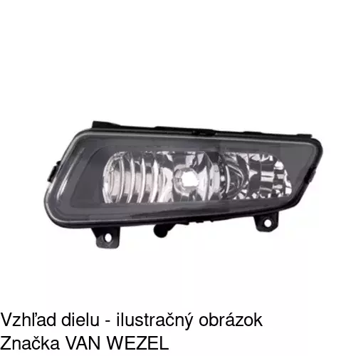 Hmlové svetlo - predné 9533298E /POLCAR/ - obr. 3