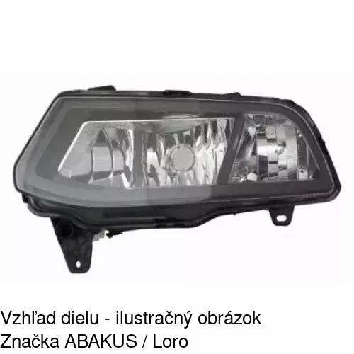 Hmlové svetlo - predné 953329BE /POLCAR/ - obr. 3