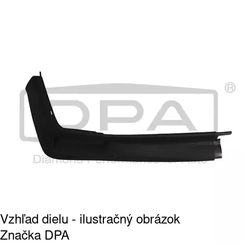 Spojler predného nárazníka POLCAR 953725-2