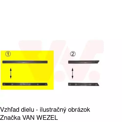 Lišta dverí POLCAR 95380033