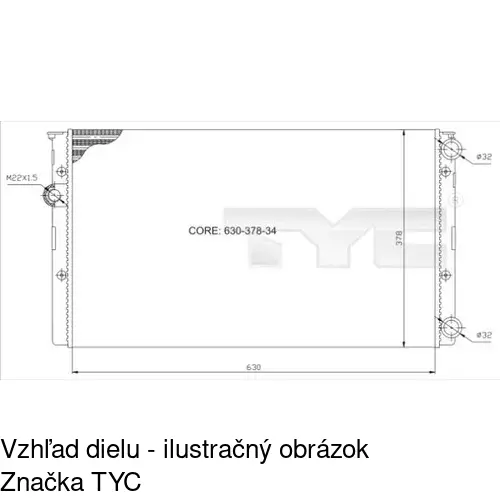 Chladiče vody POLCAR 953808A8