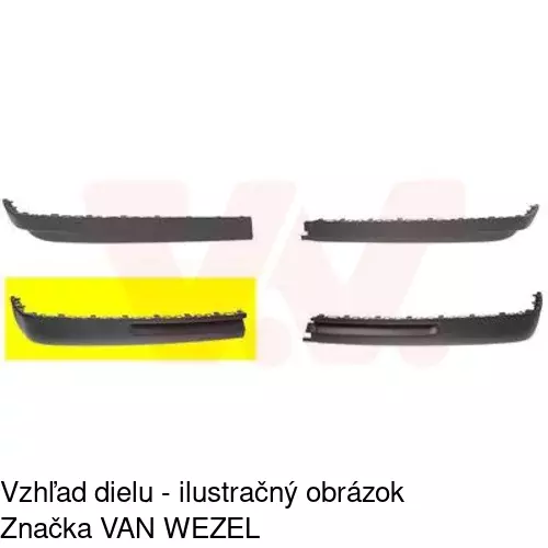 Spojler predného nárazníka 9538254R /POLCAR/ - obr. 1