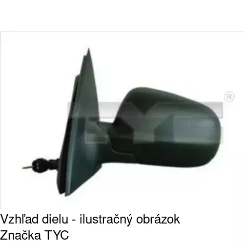 Vonkajšie zrkadlo 9541512M /POLCAR/ - obr. 5