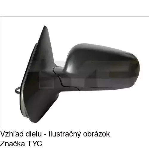 Rám vonkajšieho zrkadla 954154TM /POLCAR/ - obr. 2