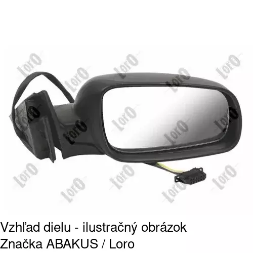 Rám vonkajšieho zrkadla 9541551TE /POLCAR/ - obr. 5