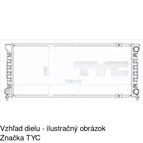 Chladiče vody 954608-2 /POLCAR/ - obr. 2