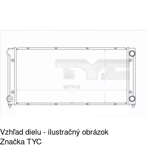 Chladiče vody 954608-3 /POLCAR/ - obr. 1