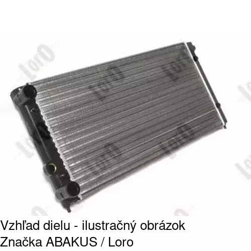 Chladiče vody 954608A9 /POLCAR/ - obr. 2