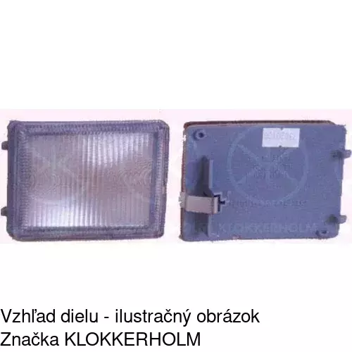 Záslepka hmlovky 9547302E /POLCAR/ - obr. 1