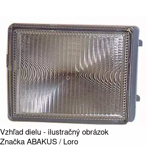 Záslepka hmlovky 9547302E /POLCAR/ - obr. 2