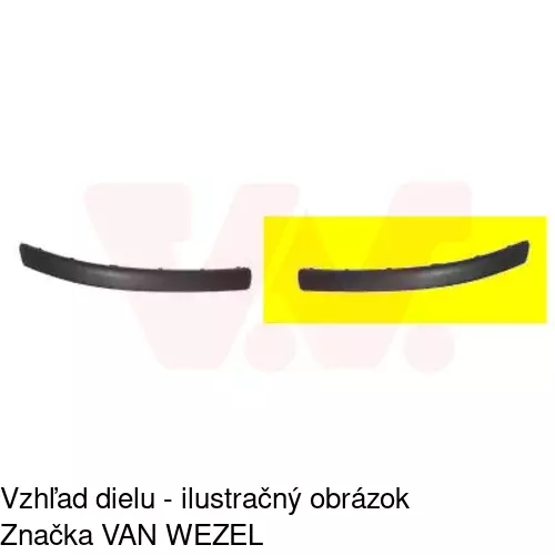 Lišta nárazníka 954807-7 /POLCAR/ - obr. 2